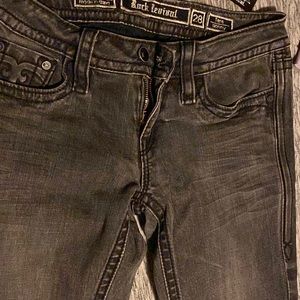 Rock revival skinny black woman size 28